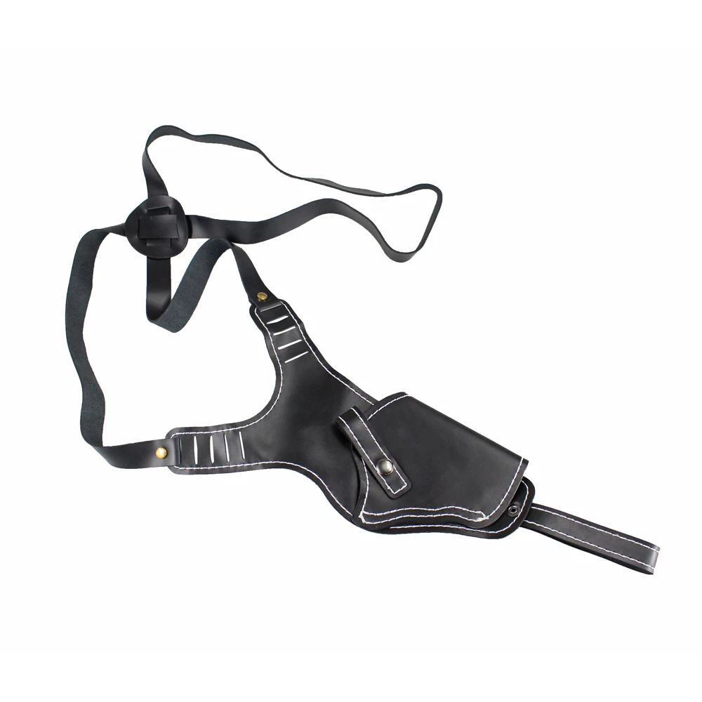 New Vertical Shoulder Holster Leather Right Hand Gun Holster Pistol Bag Fits Medium Frame Auto Handguns Black Gun Pouch
New Vertical Shoulder Holster Leather Right Hand Gun Holster Pistol Bag Fits Medium Frame Auto Handguns Black Gun Pouch