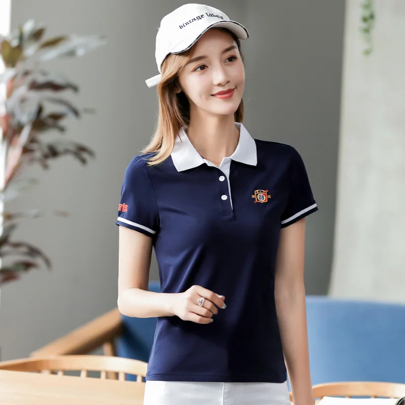 Women Polo Shirts Short Sleeve shirts Embroidery Pattern Casual Women Shirts Women Tops Cotton Women Tees Female Shirts #3028
Women Polo Shirts Short Sleeve shirts Embroidery Pattern Casual Women Shirts Women Tops Cotton Women Tees Female Shirts #3028