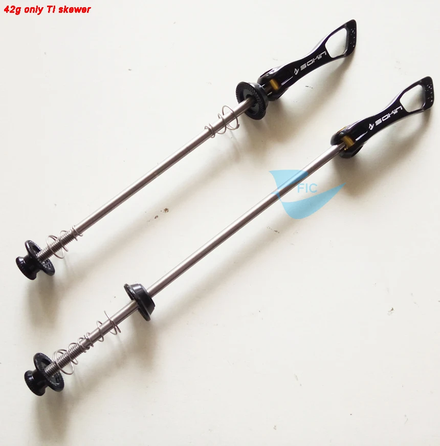 42g Ti skewer stiff road wheel quick release ultralight titanium skewers Black Ti quick release
42g Ti skewer stiff road wheel quick release ultralight titanium skewers Black Ti quick release
