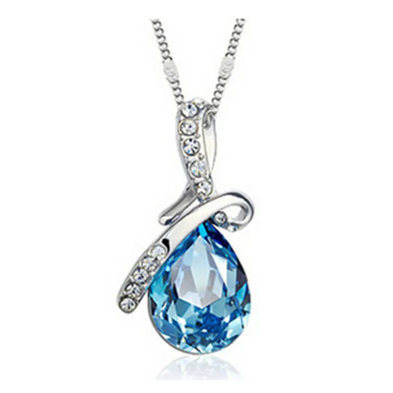 Fashion Blue Austrian Crystal Necklace Water Drop Pendant Necklace For Women Birthday Best Friend Gift Jewelry Wholesale x331
Fashion Blue Austrian Crystal Necklace Water Drop Pendant Necklace For Women Birthday Best Friend Gift Jewelry Wholesale x331