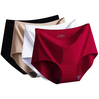 Underwear Women Ice Silk Comfortable No Trace Middle Waist One-piece Solid Color Breathable Sexy Female Ice Silk Briefs
Underwear Women Ice Silk Comfortable No Trace Middle Waist One-piece Solid Color Breathable Sexy Female Ice Silk Briefs