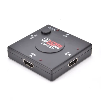Mini 3 Port HDMI Switch Switcher Splitter 3 input 1 Output Box HDMI Selector for PS4 Smart HDTV 1080P
Mini 3 Port HDMI Switch Switcher Splitter 3 input 1 Output Box HDMI Selector for PS4 Smart HDTV 1080P