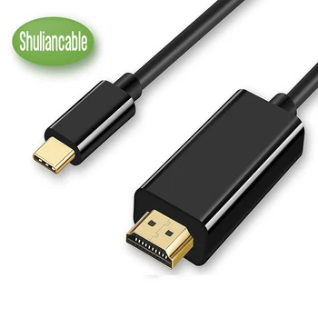 Shuliancable USB C cable 3.1 Type C to HDMI 4K 60HZ 1.8M 6Ft HDTV Adapter For Macbook Sumsung S8 Huawei MateBook Thunderbolt 3
Shuliancable USB C cable 3.1 Type C to HDMI 4K 60HZ 1.8M 6Ft HDTV Adapter For Macbook Sumsung S8 Huawei MateBook Thunderbolt 3