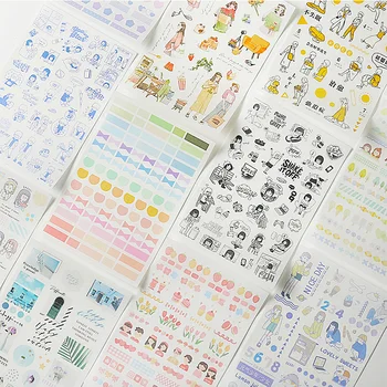 1PC Different Patterns Planner Sticker Set Decorative Stickers DIY Scrapbooking Photo Label Diary Stickers Stationery
1PC Different Patterns Planner Sticker Set Decorative Stickers DIY Scrapbooking Photo Label Diary Stickers Stationery