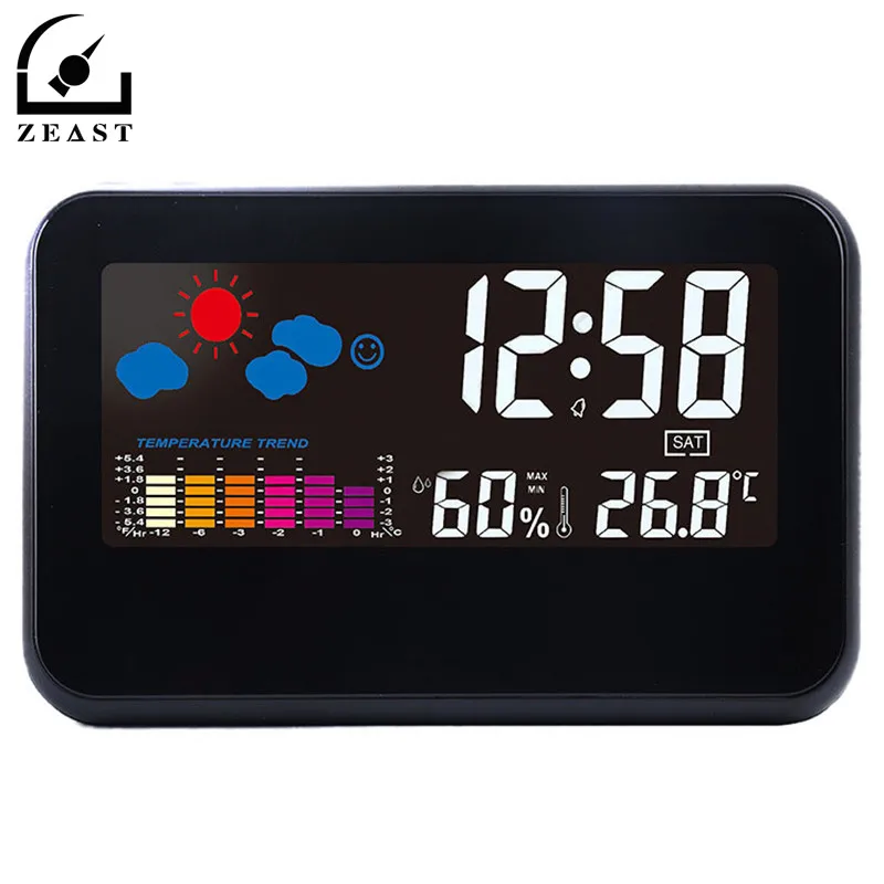Hygrometer Temperature Alarm Clock Voice Sound Control Digital Weather Station Thermometer LED Display Smart Calendar Backlight
Hygrometer Temperature Alarm Clock Voice Sound Control Digital Weather Station Thermometer LED Display Smart Calendar Backlight