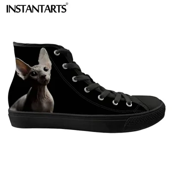 INSTANTARTS Canadian Hairless Cats Flats Shoes Canvas Sneakers for Women 3D Pet Dog Print High Top Shoes Vulcanize Canvas Shoes
INSTANTARTS Canadian Hairless Cats Flats Shoes Canvas Sneakers for Women 3D Pet Dog Print High Top Shoes Vulcanize Canvas Shoes
