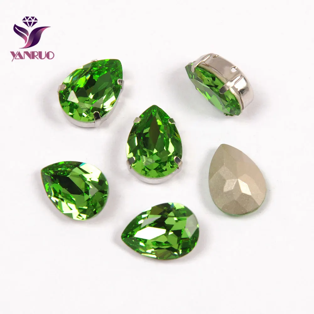 YANRUO, каплевидный перидот, Зеленый Бриллиант, коготь, стразы, швейные украшения, ювелирные Аппликации, драгоценные камни для рукоделия
YANRUO, каплевидный перидот, Зеленый Бриллиант, коготь, стразы, швейные украшения, ювелирные Аппликации, драгоценные камни для рукоделия