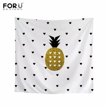 FORUDESIGNS Funny Cartoon Fruit Pineapple Print Woman Square Silk Bandanas Korean Fashion Hairbands for Woman Hair Accessories
FORUDESIGNS Funny Cartoon Fruit Pineapple Print Woman Square Silk Bandanas Korean Fashion Hairbands for Woman Hair Accessories