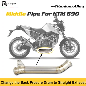 690 Titanium Motorcycle exhaust mid-pipe Straight row Eliminator Exhaust Mid Pipe For KTM 690 Duke 2012 2013 2014 2015 2016 2017
690 Titanium Motorcycle exhaust mid-pipe Straight row Eliminator Exhaust Mid Pipe For KTM 690 Duke 2012 2013 2014 2015 2016 2017