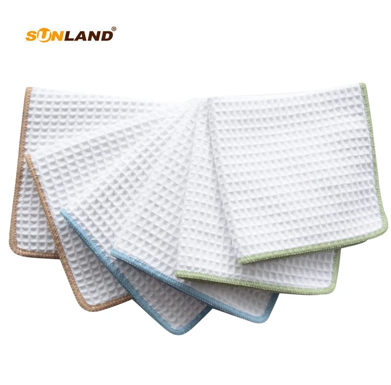 Sinland Microfiber Waffle Weave Fabric Kitchen Drying Hand Face Towel 6 pcs 30x30 cm 6 Colors
Sinland Microfiber Waffle Weave Fabric Kitchen Drying Hand Face Towel 6 pcs 30x30 cm 6 Colors