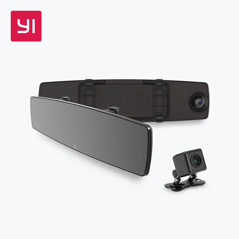 YI Mirror Dash Cam Dual Dashboard Camera Recorder Touch Screen Front Rear View HD Camera G Sensor Night Vision Parking Monitor
YI Mirror Dash Cam Dual Dashboard Camera Recorder Touch Screen Front Rear View HD Camera G Sensor Night Vision Parking Monitor