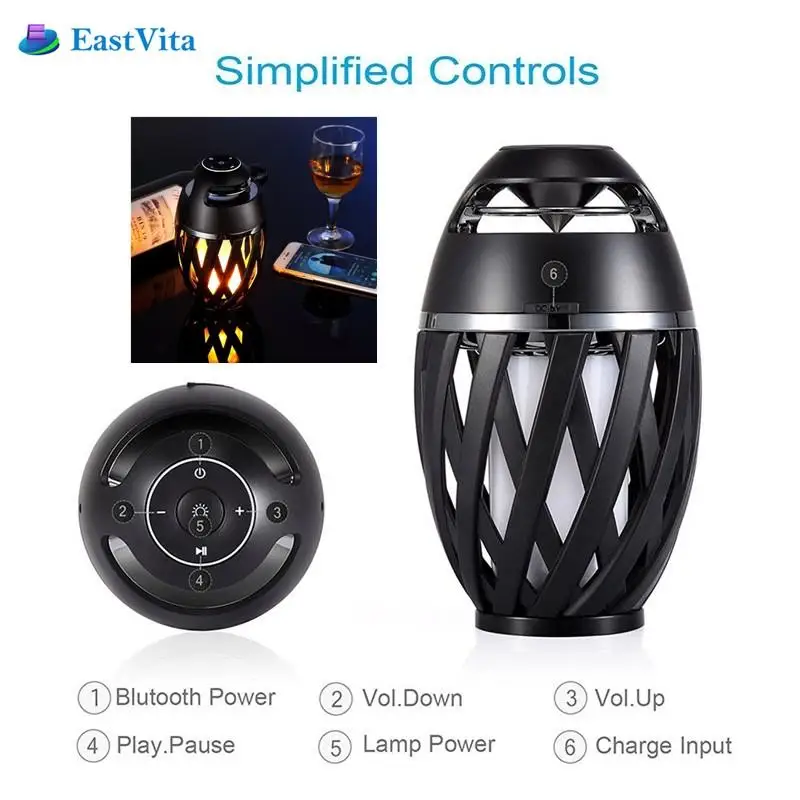Colourful LED Flame Bluetooth Speaker Atmosphere Soft Light For iPhone Android Christmas gift MP3 player creative gift r20
Colourful LED Flame Bluetooth Speaker Atmosphere Soft Light For iPhone Android Christmas gift MP3 player creative gift r20
