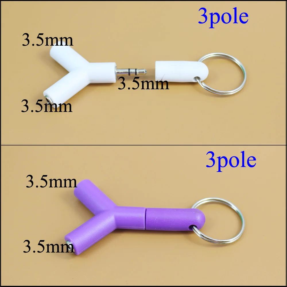 YuXi 3.5 mm Stereo Audio Y-Splitter 2 Female to 1 Male Cable adapter for two headphones one minute two audio headphone adapter
YuXi 3.5 mm Stereo Audio Y-Splitter 2 Female to 1 Male Cable adapter for two headphones one minute two audio headphone adapter