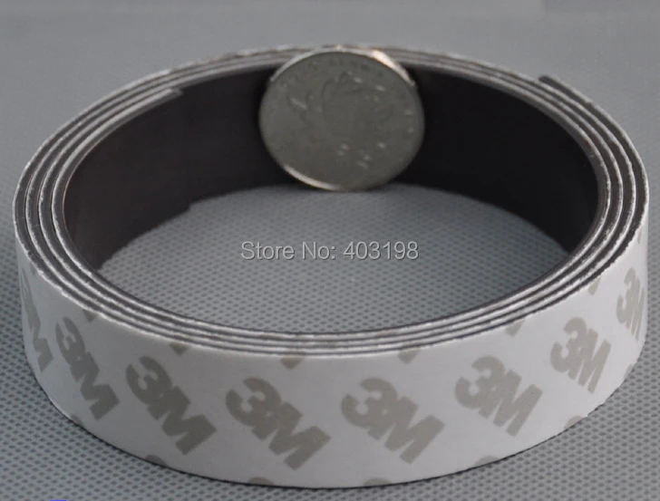 Free Shipping 2 Meters self Adhesive Flexible Magnetic Strip 3M Rubber Magnet Tape width 20mm thickness 1.5mm
Free Shipping 2 Meters self Adhesive Flexible Magnetic Strip 3M Rubber Magnet Tape width 20mm thickness 1.5mm