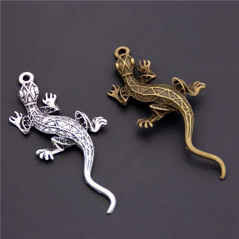 5Pcs Antique Bronze/Silver Wall Lizard Charms Gecko Charm For DIY Jewelry Making Findings
5Pcs Antique Bronze/Silver Wall Lizard Charms Gecko Charm For DIY Jewelry Making Findings