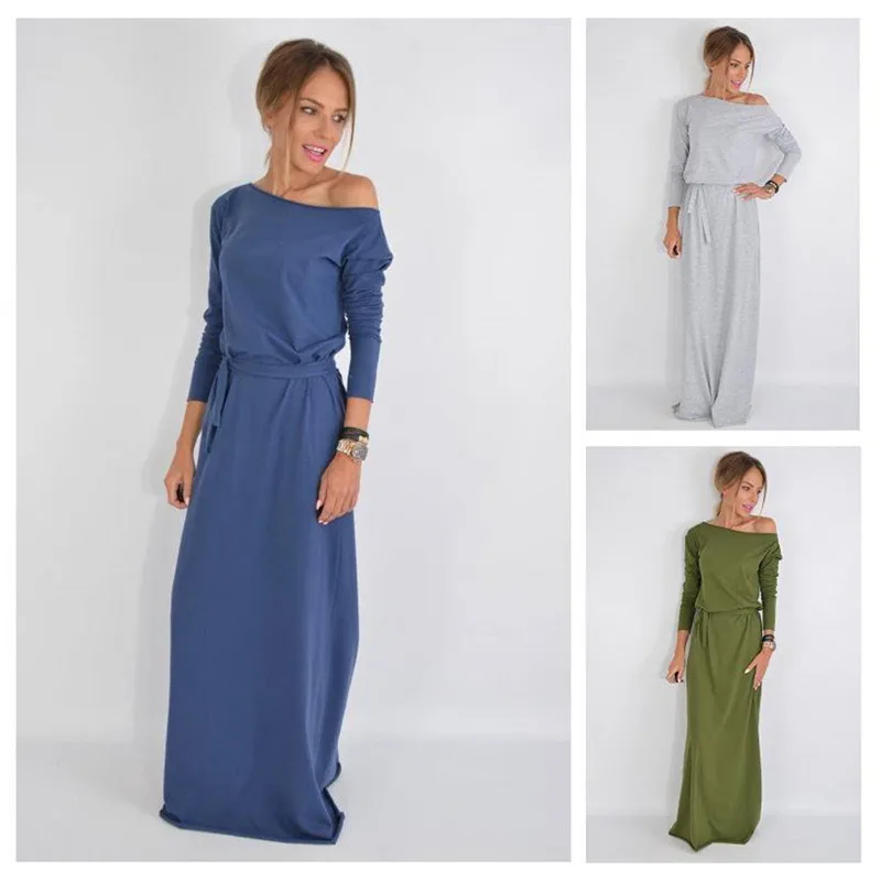 Autumn 2019 New Women Personality Slender Waist Line Pencil Maxi Dress Wrist Sleeve Tie Waist Long Dresses Casual Slit Vestidos
Autumn 2019 New Women Personality Slender Waist Line Pencil Maxi Dress Wrist Sleeve Tie Waist Long Dresses Casual Slit Vestidos