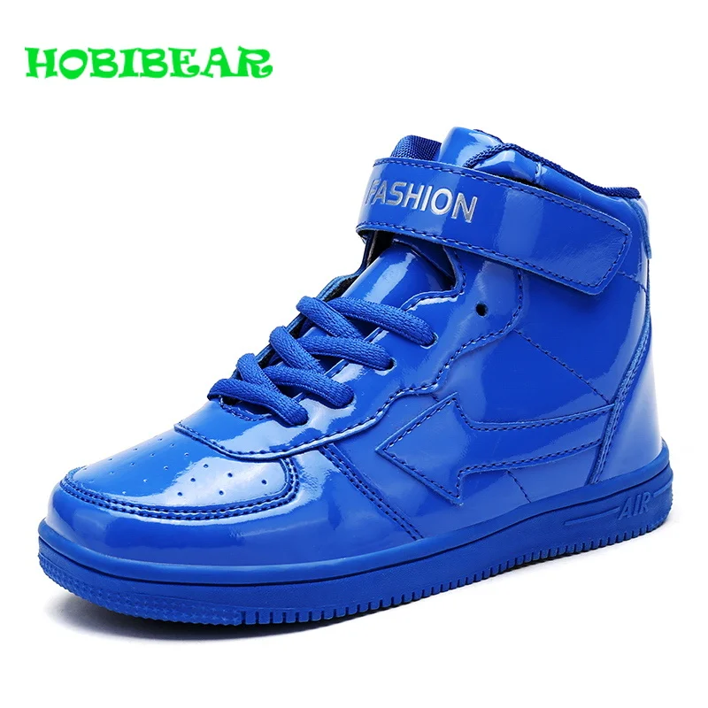 Designer Boy Patent Leather Fashion Shoes High Top Girls Sport Shoes For Kids Red White Red Big Children School Brand Sneakers
Designer Boy Patent Leather Fashion Shoes High Top Girls Sport Shoes For Kids Red White Red Big Children School Brand Sneakers