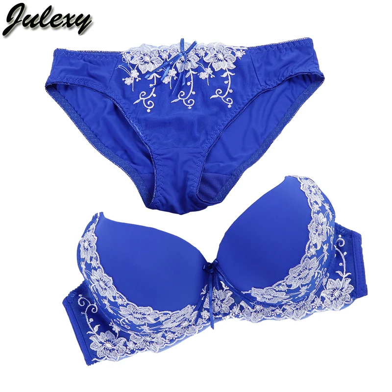 Julexy Brand Embroidery BCD Women Bra Set France Large Size Bra Brief Sets Cotton Sexy Push Up Lace Underwear Big Panty Set
Julexy Brand Embroidery BCD Women Bra Set France Large Size Bra Brief Sets Cotton Sexy Push Up Lace Underwear Big Panty Set