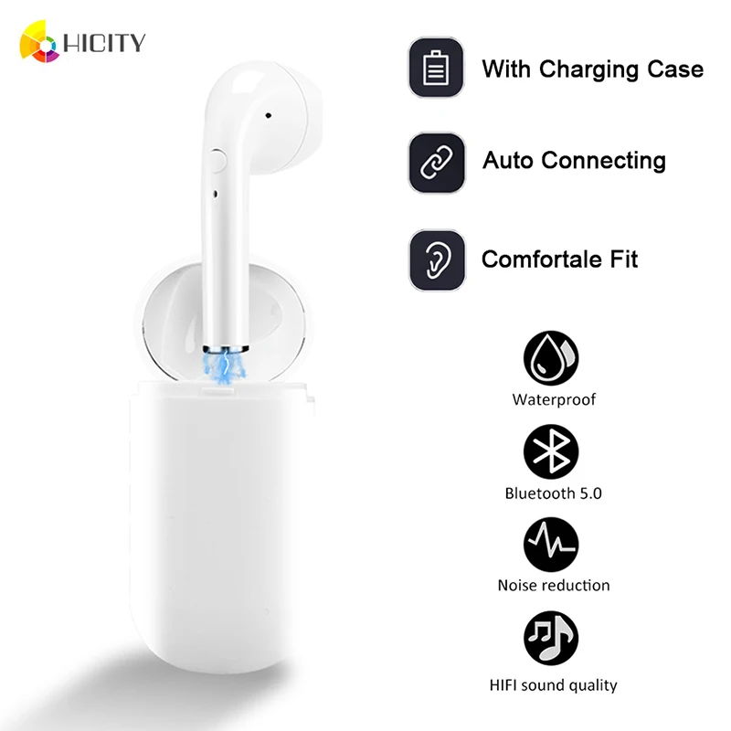 i8r TWS Wireless Earphone Bluetooth v5.0+EDR IPX5 Waterproof Hifi Stereo Sound Earphone Mini Earbuds Better than i7s PK i9s i10
i8r TWS Wireless Earphone Bluetooth v5.0+EDR IPX5 Waterproof Hifi Stereo Sound Earphone Mini Earbuds Better than i7s PK i9s i10