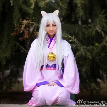 Animie Gugure Kokkuri-san costumes gradient print Kimono cosplay (Kimono+Belt+Bow+Big bell+Fox ears) 5CPS one set COS for girls
Animie Gugure Kokkuri-san costumes gradient print Kimono cosplay (Kimono+Belt+Bow+Big bell+Fox ears) 5CPS one set COS for girls