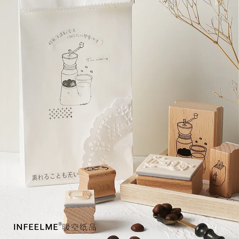 13pcs/set Retro coffee series log rubber seal vintage stamps wooden seal clear stamps DIY scrapbooking Photo album decoration
13pcs/set Retro coffee series log rubber seal vintage stamps wooden seal clear stamps DIY scrapbooking Photo album decoration