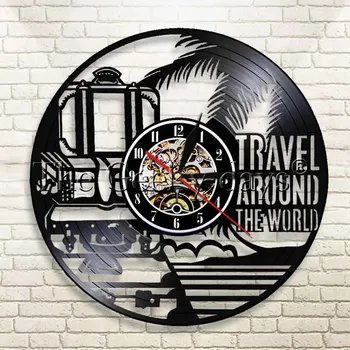 1Piece Travel Around The World Themed Wall Clock World Wide Tours Vinyl Record Clock Personalized Tourism Vintage Clock 12"
1Piece Travel Around The World Themed Wall Clock World Wide Tours Vinyl Record Clock Personalized Tourism Vintage Clock 12"