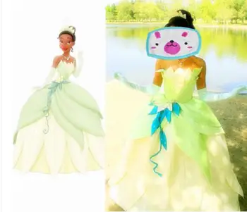 The Princess and the Frog Cosplay Princess Tiana Dress Adult Princess Tiana Costume Halloween Party Costume For Women
The Princess and the Frog Cosplay Princess Tiana Dress Adult Princess Tiana Costume Halloween Party Costume For Women