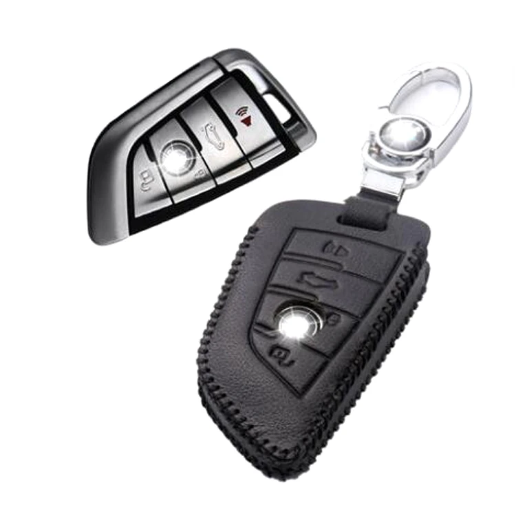 Кожаный чехол для ключей с дистанционным управлением и 4 кнопками | Автомобили