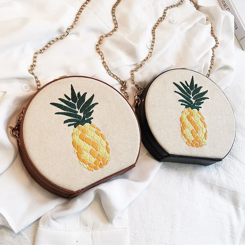 2019 Summer Style Pineapple Korean Version Small Fresh Shoulder Slung Round Bag Chain Messenger Bag Crossbody Bag
2019 Summer Style Pineapple Korean Version Small Fresh Shoulder Slung Round Bag Chain Messenger Bag Crossbody Bag