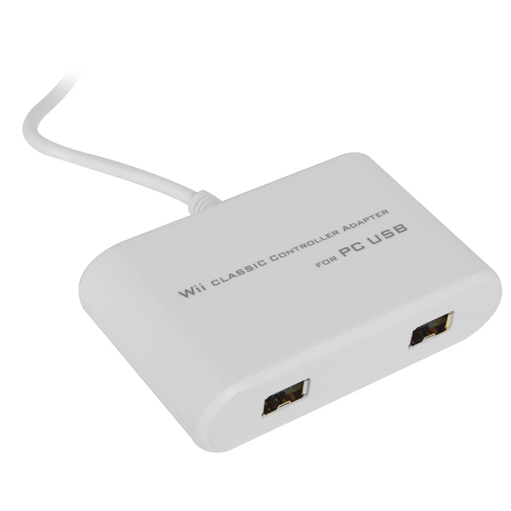 White MayFlash Dual Port Classic Controller Pro Nunchuk USB Adapter PC for Wii for PS3 Compatible with Windows 98/XP/Vista/RT/8
White MayFlash Dual Port Classic Controller Pro Nunchuk USB Adapter PC for Wii for PS3 Compatible with Windows 98/XP/Vista/RT/8