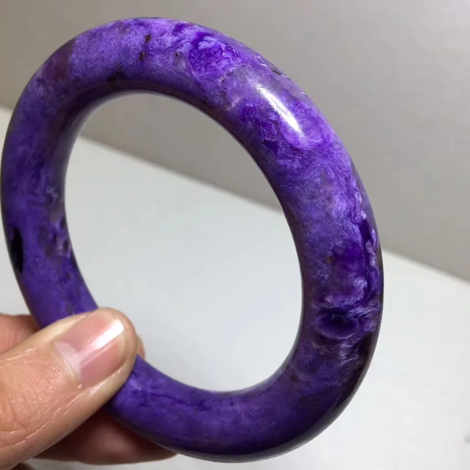 Certificate 53.8mm Genuine Natural Purple Charoite Bangles Gemstone Crystal Lady For Women Female Gift Fashion Bangle AAAAA
Certificate 53.8mm Genuine Natural Purple Charoite Bangles Gemstone Crystal Lady For Women Female Gift Fashion Bangle AAAAA