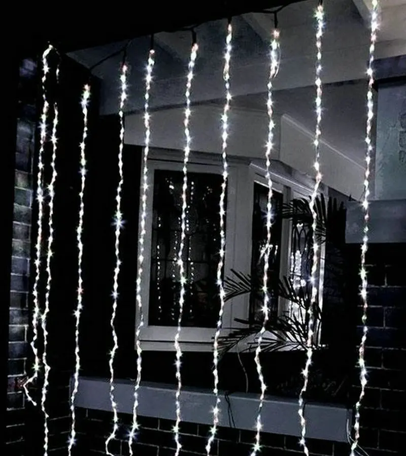 320LED bulbs water flow snowing effect curtain led waterfall string Lights 3M*3M Christmas Xmas Wedding Party Background garden
320LED bulbs water flow snowing effect curtain led waterfall string Lights 3M*3M Christmas Xmas Wedding Party Background garden