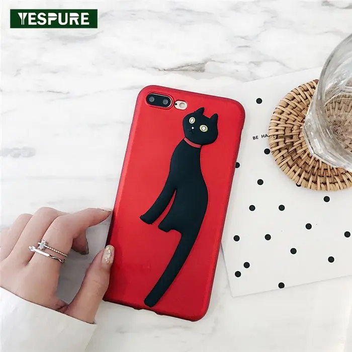 YESPURE рекламные Мультяшные чехлы с подставкой для Iphone 7 8 Plus дешевые аксессуары