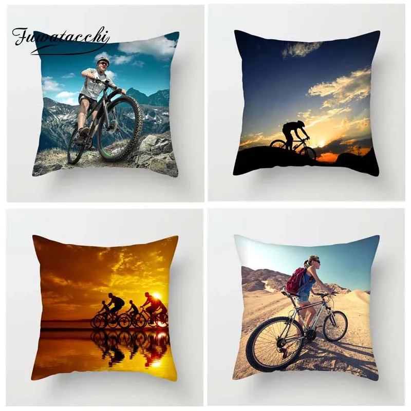 Fuwatacchi Biking Sport Style Cushion Cover Bicycle Road Race Mountain Highway Printed Pillow Cover Decorative Pillows For Sofa
Fuwatacchi Biking Sport Style Cushion Cover Bicycle Road Race Mountain Highway Printed Pillow Cover Decorative Pillows For Sofa