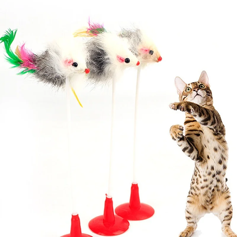 Interactive Bottom Sucker Elastic Spring Feather False Mouse Cat Scratching Game Playing Toy Pet Kitten Dog Products Supplies
Interactive Bottom Sucker Elastic Spring Feather False Mouse Cat Scratching Game Playing Toy Pet Kitten Dog Products Supplies