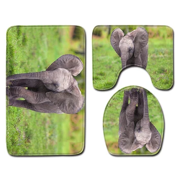 3pcs/set 3D Elephant Bathroom Shower Bath Mat Toilet Lid Cover Bathroom Carpet Rugs Home Decoration Animal Bathroom Mat Set
3pcs/set 3D Elephant Bathroom Shower Bath Mat Toilet Lid Cover Bathroom Carpet Rugs Home Decoration Animal Bathroom Mat Set