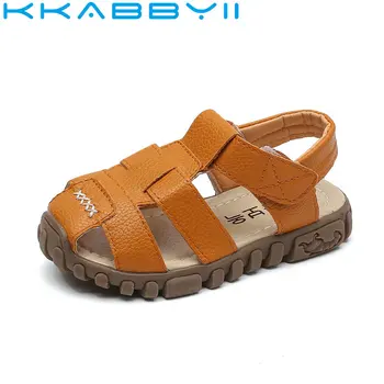 Summer New Boys PU Leather Beach Sandals Classic Solid Color Anti-slip Children Slippers Baby Protect-Toe Toddler Shoes
Summer New Boys PU Leather Beach Sandals Classic Solid Color Anti-slip Children Slippers Baby Protect-Toe Toddler Shoes