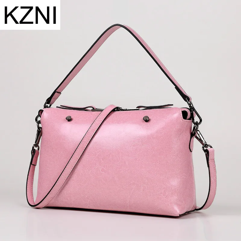 

KZNI Genuine Leather Purse Crossbody Shoulder Women Bag Clutch Female Handbags Sac a Main Femme De Marque L010136