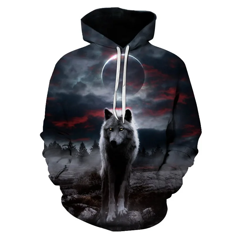 3D Printed Wolf Women/Men Sweatshirt Hoodies Night Moon Front Pocket Loose Hooded Hoodies Long Sleeve Unisex Hoodies 2018
3D Printed Wolf Women/Men Sweatshirt Hoodies Night Moon Front Pocket Loose Hooded Hoodies Long Sleeve Unisex Hoodies 2018