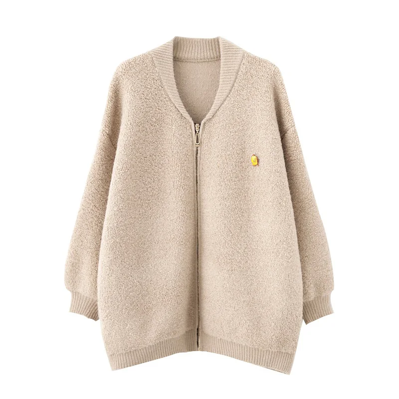 2019 spring autumn women large size XL-3XL new simple casual sweater coat 200 kg loose thin solid zipper cardigan sweater coat
2019 spring autumn women large size XL-3XL new simple casual sweater coat 200 kg loose thin solid zipper cardigan sweater coat