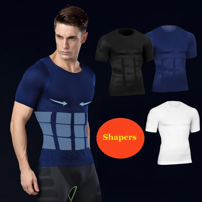 2019 Men Body Shapers Waist Trainer Undershirt for Men Slimming Body Shaper Shapewear Male Compression T-Shirt
2019 Men Body Shapers Waist Trainer Undershirt for Men Slimming Body Shaper Shapewear Male Compression T-Shirt
