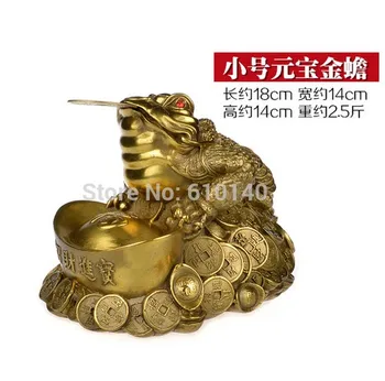 YM 312 Copper three-legged toad Bufo Lucky ornaments crafts Cicada Picchu brave opening gifts
YM 312 Copper three-legged toad Bufo Lucky ornaments crafts Cicada Picchu brave opening gifts