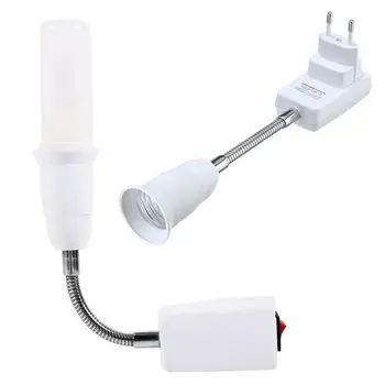 LumiParty E27 Lamp Bulb Holder EU Plug LED Light Universal Flexible Adjustable Converter Adapter Socket Switch
LumiParty E27 Lamp Bulb Holder EU Plug LED Light Universal Flexible Adjustable Converter Adapter Socket Switch