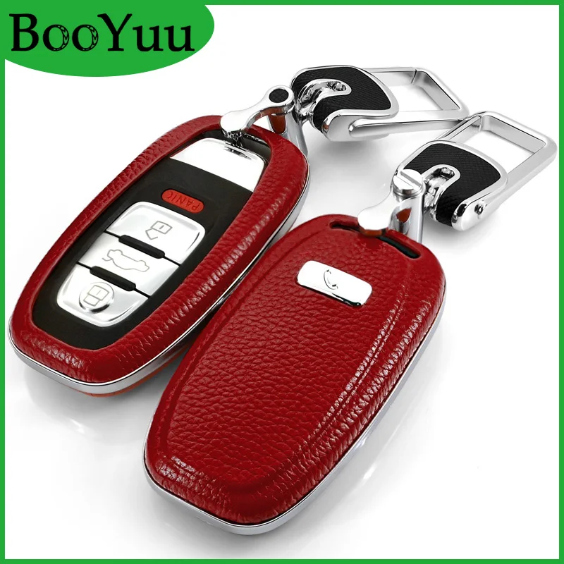 BooYuu Top Layer Leather Smart Remote key Car key shell key Case key Cover For AUDI A4L A6L Q5 S5 S7 A5 A7A8 2013-2017
BooYuu Top Layer Leather Smart Remote key Car key shell key Case key Cover For AUDI A4L A6L Q5 S5 S7 A5 A7A8 2013-2017