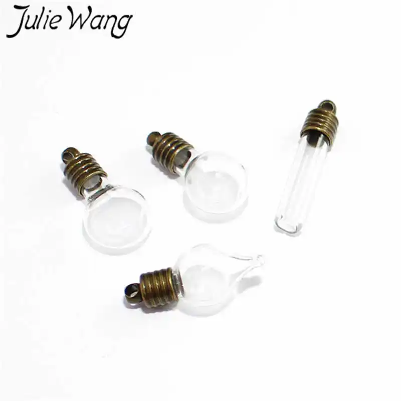 Julie Wang 1PCS Small Clear Glass Wish Bottles Vials Jars Multi-shape Containers Stoppers Home Decoration Party Bless Bottles
Julie Wang 1PCS Small Clear Glass Wish Bottles Vials Jars Multi-shape Containers Stoppers Home Decoration Party Bless Bottles