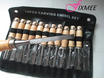 Fixmee 12 Piece 8" inches Wood Carving Hand Chisel hand set Tool Set Woodworking Professional New
Fixmee 12 Piece 8" inches Wood Carving Hand Chisel hand set Tool Set Woodworking Professional New