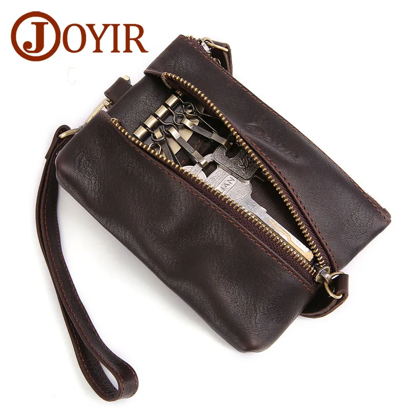 JOYIR Vintage Genuine Leather Key Holder Men Keychain Covers Zipper Key Case Bag Men Key Wallet Small Coin Purse Wallet For Men
JOYIR Vintage Genuine Leather Key Holder Men Keychain Covers Zipper Key Case Bag Men Key Wallet Small Coin Purse Wallet For Men