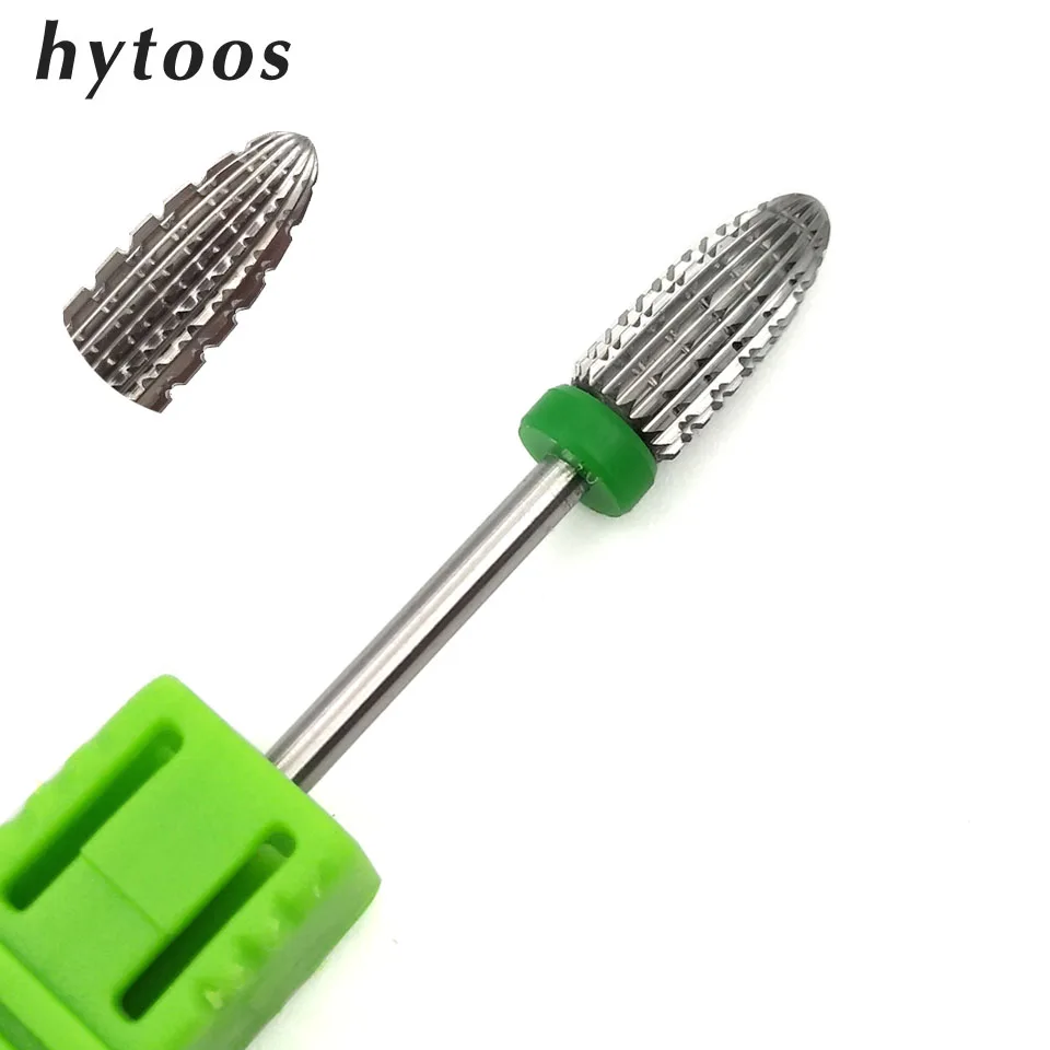 HYTOOS Two-way Bullet Bits 3/32 Rotary Carbide Nail Drill Bit Electric Drill Accessories Manicure Cutter Tools
HYTOOS Two-way Bullet Bits 3/32 Rotary Carbide Nail Drill Bit Electric Drill Accessories Manicure Cutter Tools