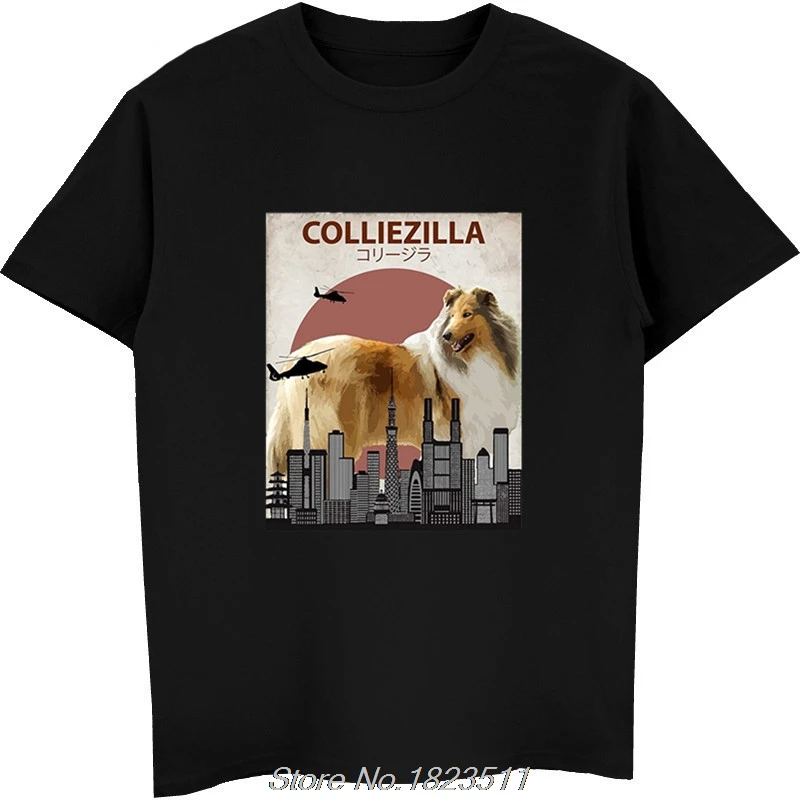 Hot Sale Fashion Colliezilla Funny Collie T-Shirt | Dog Lovers Gift T Shirt Men Funny Tees Tops Harajuku Streetwear
Hot Sale Fashion Colliezilla Funny Collie T-Shirt | Dog Lovers Gift T Shirt Men Funny Tees Tops Harajuku Streetwear