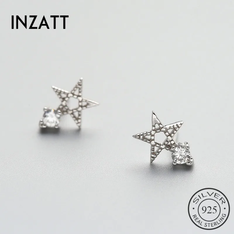 INZATT Vintage Real 925 Sterling Silver Hollow Star Stud Earrings Trendy Charm For Women Party Fashion Jewelry Accessories GIft
INZATT Vintage Real 925 Sterling Silver Hollow Star Stud Earrings Trendy Charm For Women Party Fashion Jewelry Accessories GIft